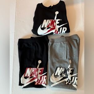 Nike Air Jordan Boys M/L Sweatshirt Jogger Set
